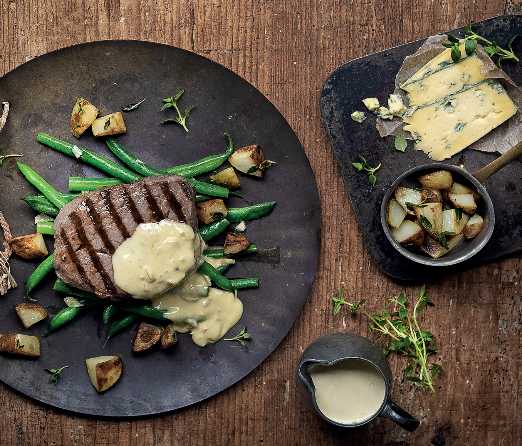Fillet Steak with a Yorkshire Blue & Whisky Sauce