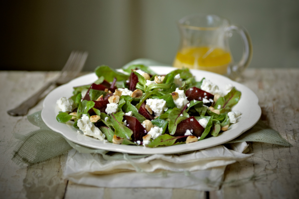Beetroot, Hazelnut & Mrs Bell's Salad Cheese Salad