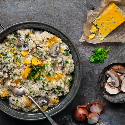 Harrogate Blue & Mushroom Risotto